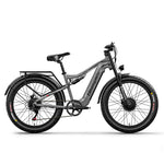 [USA Direct] Shengmilo S600 Electric Bike 48V 17.5AH SamsungBattery 1000W*2 Dual Motors Recommended Top Speed 25KM/H 26inch Tires 90KM Max Mileage 150KG Max Load Electric Bicycle