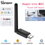 LinkMejor Dongle LMG21 Zigbe 3.0 Thread USB Dongle Multi-Firmware Support Adjustable Antenna Compact Design IEEE 802.15.4 Smart Home Hub Connectivity