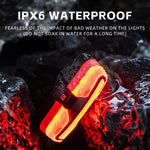 LinkMejor REX01 Smart Brake Sensing Bike Taillight 500mAh Battery  5 Light Modes USB-C Rechargeable IPX6 Waterproof Bicycle Rear Light with Wireless Remote for Cycling