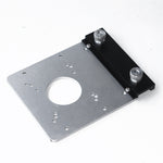 LinkMejor Square Guide Rail Router Base Plate for Fixed Base Trim Routers Compatible with Mαkita Festool Track Saw Guide Rails