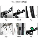 Cansses  CNC Bicycle Speedometer Wired Touchscreen Waterproof 80g Lightweight  Bike Computer Backlit for Day/Night Cycling