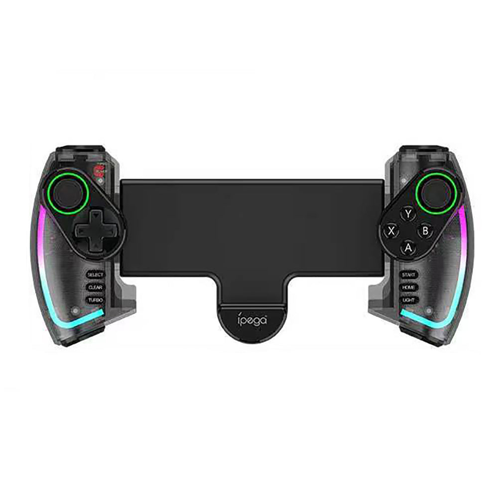 LinkMejor PG-9777S Hall Joystick bluetooth Telescopic Game Controller with RGB Light Dual Motor Vibration for Android iOS Switch PC PS3 Tablet Phone Wireless Gampad