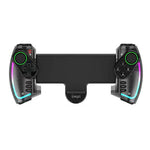 LinkMejor PG-9777S Hall Joystick bluetooth Telescopic Game Controller with RGB Light Dual Motor Vibration for Android iOS Switch PC PS3 Tablet Phone Wireless Gampad