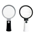 6X-10X Mini Pocket Magnifier Adjustable Handheld Reading Magnifier with Parent-Child Acrylic Lens Three-Mode Lighting Ideal for Outdoor Observation Reading Antique Appreciation and Circuitry Repair