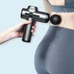 LinkMejor V1 Massage Gun 6 Speeds Adjustable Gear 6 Massage Heads 3200 rpm Fascia Gun Muscle Relaxation Brushed Motor