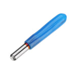 Drillpro 10pcs 0.1/0.2/0.3mm 25 Degree Engraving Bit Blue NANO Coated Carbide Flat Bottom PCB Engraving Bit CNC Router Tool