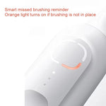 LinkMejor Oscillation Electric Toothbrush with Double Swing Angle Brushing Area Indicator 180-Day Battery Life IPX8 Waterproof 3 Cleaning Modes