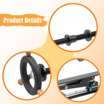 Woodworking Bench Screw Leg Vise Workbench Inertia Leg Clamps with Handwheel & Parallel X-Bracket, Stainless Steel Screws, Heavy Duty Woodworking Table Vise Clamps Set for DIY Accessories