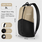 WEST BIKING 3L Reflective Warning Cycling Backpack Comfort Fit Lightweight Breathable Portable Waterproof MTB Road Bike Bag for Outdoor Sports Travel