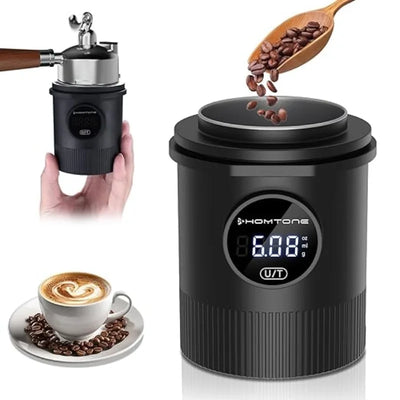 Digital Coffee Dosing Cup 0.1g Precision Espresso Scale 500g Max Capacity Compact Portable Energy Efficient USB Rechargeable Precise Measurement Touch Screen Espresso Accessory