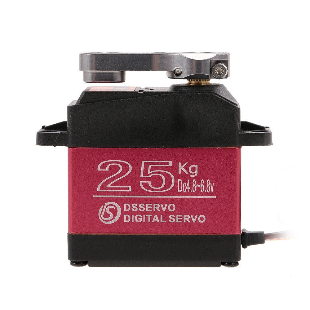LinkMejor DS3225 25KG 180 Degree Metal Gear High Torque Waterproof Digital Servo For RC Airplane Robot Car