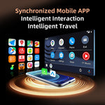 LinkMejor Smart Car Connected Box Wireless Android Auto CarPlay BT 4.2 Chip 5.8GHz Dual-Band SOC Compact Plug and Play Hidden USB Design Safe Driving Voice Assistant