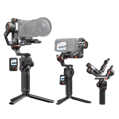 Hohem iSteady MT3/MT3 PRO AI Camera Gimbal Stabilizer 2.5KG Payload with CCT RGB Fill Light Touch Screen for DSLM/Phone/Action Cam