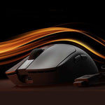 LinkMejor Gaming Mouse 2 Three Mode PAW3955XM Flagship Optical Sensor 40000 DPI 8000Hz Polling Rate 58g Ultra Lightweight Wireless Gaming Mice for Laptop Computer