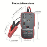 12V LED Car Battery & Relay Tester Quick Diagnostic Tool for Automotive Electrical Problems Supports 4/ 5 Pin Relays