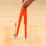 Max 45/75cm Diameter Carpenter Precision Pencil Compasses Diameter Adjustable Dividers Marking And Scribing Compass Woodworking