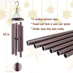 Outdoor Deep Tone Wind Chimes 45° Memorial Wind Chimes Metal Pipe Wind Chime