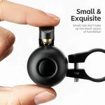 LinkMejor Bike Bell Copper Alloy Security Alert Waterproof Ring Easy Installation Crisp Bell for MTB Road Bicycle Cycling