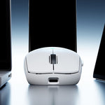 LinkMejor E11Pro Tri-mode Wireless Gaming Mouse PAW3311 Sensor 24000DPI Dual 1K Return Rate 500mAh Battery 65g Lightweight Low Game Delay 2.4G/Wired/bluetooth