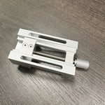 Mini Drill Press Vise Aluminum Alloy 0-47mm Clamping Range Rubber Soft Jaws Compact Adjustable Vice Clamp for Crafts Modeling Repairs Tools