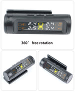 High-Precision Wireless Tire Pressure Monitor System 360° Rotatable 433.92 MHz Hidden Tire Pressure Monitor Car Tire TPMS Display