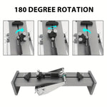 Aluminum Knife Sharpening Frame Fixed Angle Grinder 4 Angle Woodworking Carving Chisel Grinding Fixture for Scissors Planer Chisel Professional Whetstone Grinder with Non-Electric Manual Operation