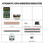 LinkMejor H743 Air Pro Flight Controller with bluetooth Module 5V/5A BEC Support AP/INAV Firmware For RC Airplane