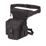 Men's Sports Tactical Waist Pack Drop Leg Bag Adjustable Strap Waterproof Oxford Fabric Crossbody Bags for Outdoor Riding Travel