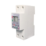 MAIQ-63 63A 110V 220V Tuya WiFi Energy Meter Kwh Metering Switch Timing Function with Voltage Current and Leakage Protection Work with Alexa Google Assistant