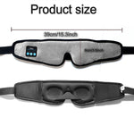 3D Wireless Sleep Mask with Bluetooth 5.2 Type-C Charging Cable Inside Breathable Light-blocking Phone Calls Music Eye Mask for Men Women