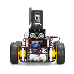 LinkMejor ESP32 CAM Automation Smart Robot Car Kit Ultrasonic Obstacle Avoidance Face Recognition for Arduino IDE Keil5 Programming