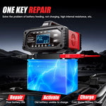 LinkMejor 12V 15A / 24V 5A 300W Battery Charger Lead-Acid AGM GEL LiFePO4 Tester Smart Pulse Repair Tools for Car Motorcycle Boat