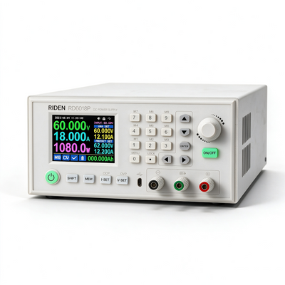 LinkMejor RD RD6018P 1080W Completed Set 60V 18A AC to DC Digital Adjustable Lab Bench Power Supply for Repair CNC Adjustable DC Regulated Power Supply