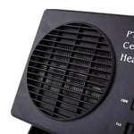 Car Heater Fan 12V Portable Ceramic Heating Cooling Unit 150W 300W Adjustable Bracket Compact Design Vehicle Window Defroster