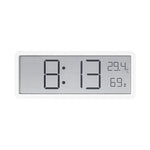 LinkMejor Screen Digital Wall Clock Time Temperature Humidity Time Display Electronic Clock Desktop Digital Clock Battery Powered