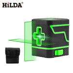 LinkMejor Laser Level 2 Lines Green Light Mini Self-Leveling Horizontal And Vertical Cross Super Powerful Laser Beam Line