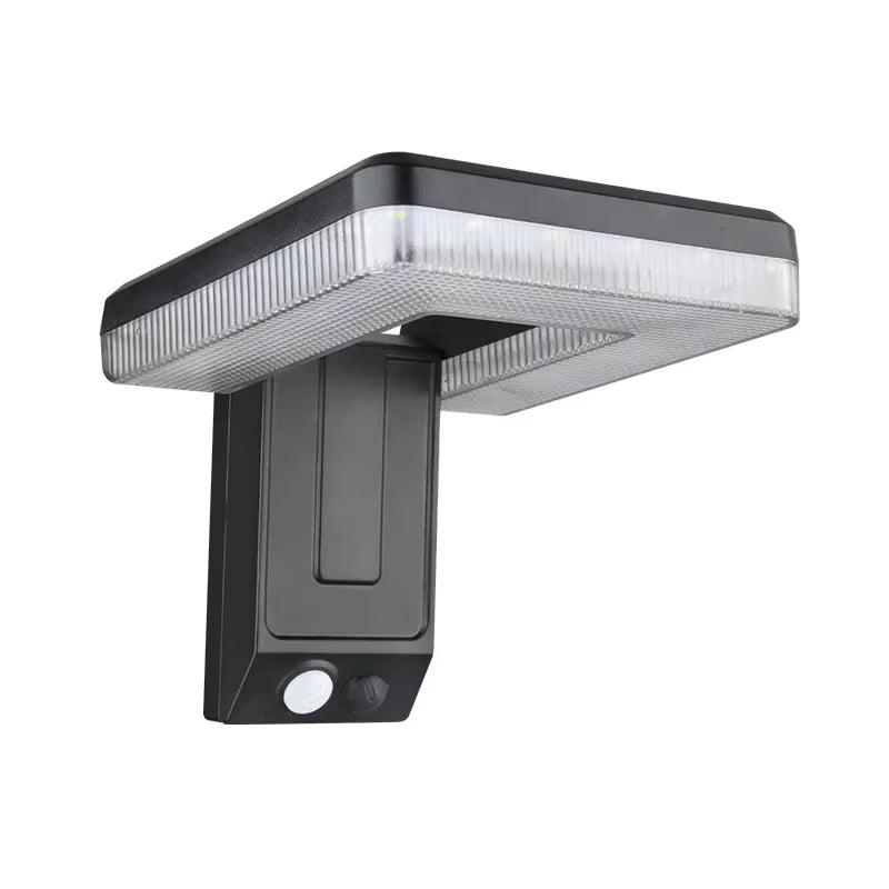 Elfeland Foldable Solar Wall Light with 32 LEDs, Motion Sensor, 3 Lighting Modes & 120° Adjustable Design, Waterproof Outdoor Light for Garden & Yard