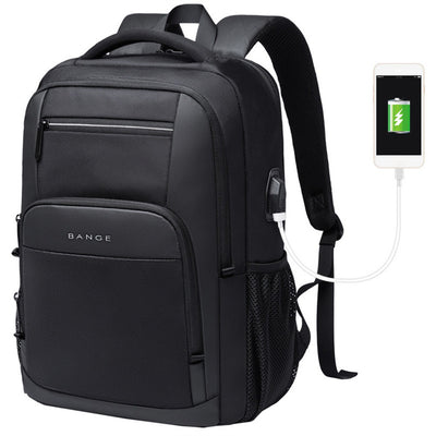 LinkMejor Backpack Men's Shoulder Bag 15.6 Laptop Computer Bag Casual Sports Travel Backpack Breathable Large Capacity USB Charging Backpack