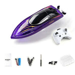 LinkMejor S13 RTR 2.4G RC Boat LED Light Capsized Reset High Speed Racing Waterproof Ship Vehicles Models Toys