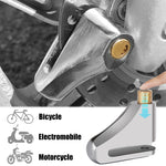 LinkMejor Universal Portable Motorcycle Disc Brake Lock with Keys Alloy Steel Waterproof Anti-Theft Lock for Motorcycles Electric Vehicle
