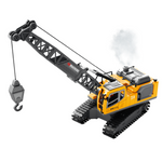 4DRC E4 RTR 2.4G 12CH RC Crane Car Spray LED Light Engineering Truck 720°Rotation Remote Control Vehicles Models Kids Toy