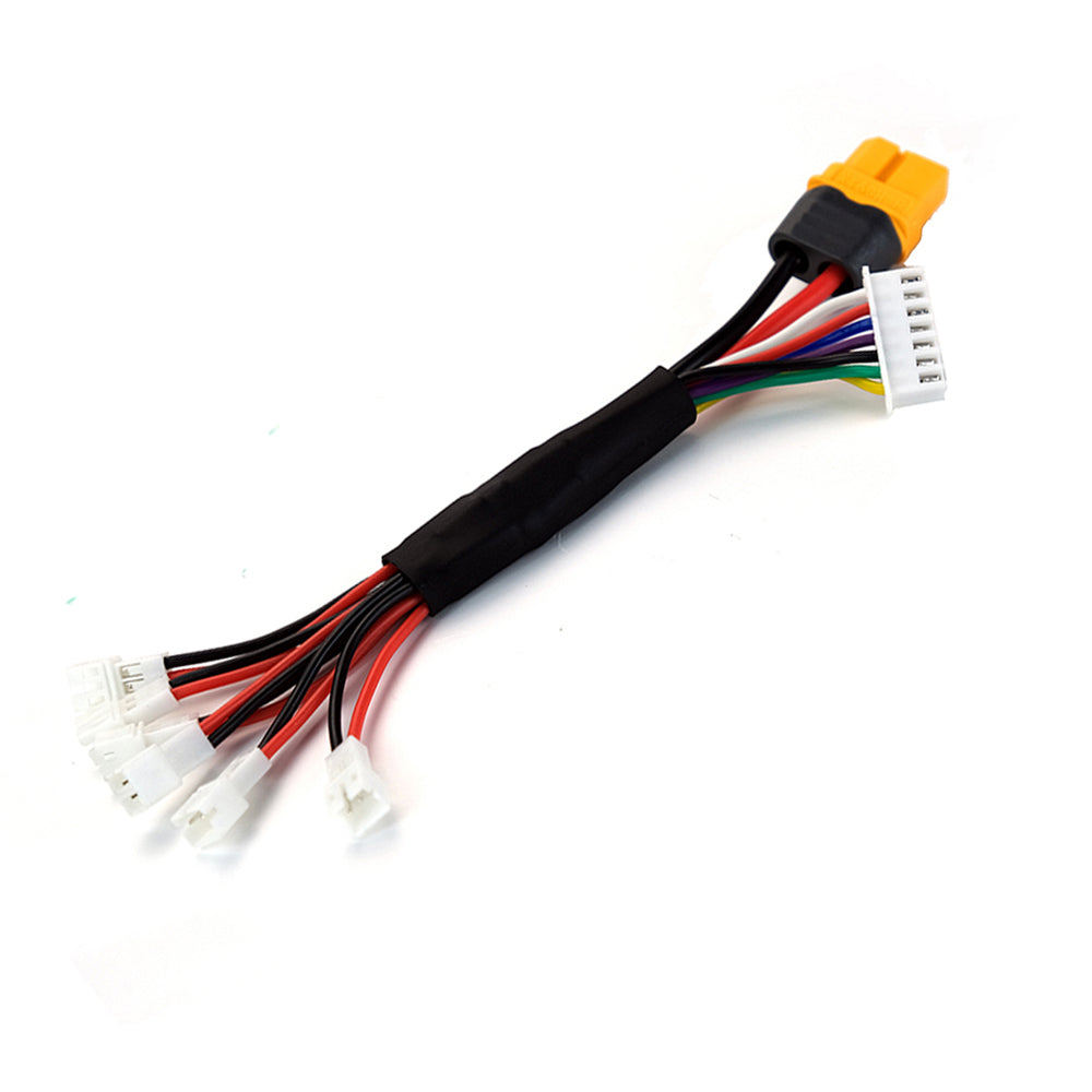 LinkMejor Premium 1 to 6 PH2.0 1S Multi Battery Charging Cable for Tiny Whoop Indoor RC Drone FPV Racing