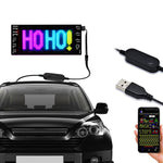 LinkMejor Car sign,programmable LinkMejor sign, Flexible Matrix panel by Bluetooth APP, LinkMejor Display and Sign board for store, shop, bar and business areas