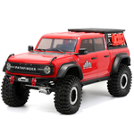 LinkMejor Pathfinder EX86150 1/10 2.4G 4WD RC Car Rock Crawler Off-Road Climbing Monster Truck Hobbywing ESC Differential Lock Two Speed Portal Axle Reverse LED Light Vehicles Models Toys