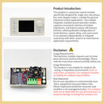 Sinilink XY-SMD6 Stepper Motor Driver Single Axis Control DC 10-30V 6.6A TTL Serial MODBUS High Precision Microstepping for 42 57 Motors Forward and Reverse Control Driver Angle Pulse Speed PLC Serial Communication