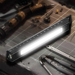 Portable LED +COB Mini Nursing Strong Light Rechargeable Emergency Ruler Work Light Flashlight Light With Magnet Maintenance Light
