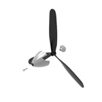 Eachine 3-Blade Propeller With Spinner Screw Set for A6M Zero 400mm RC Airplane Accessories Spare Part