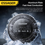 LinkMejor K51 Magnetic Digital Display Phone Cooler Semiconductor Cooling RGB Gaming Radiator 3 Speed Adjustable Silent Fan for iPhone Android Universal Phone Gaming Cooler