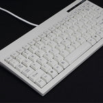 New3P AC-59 88-Keys Wired Keyboard USB/PS2 Interfaces White Industrial Grade Mini External Industrial Keyboard for Laptop PC Computer