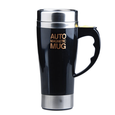 IPRee 450ml Automatic Electric Mug Stirring Coffee Cup Stainless Steel Mixer Lazy Self Mixing Tea Milk Drinking Cups
